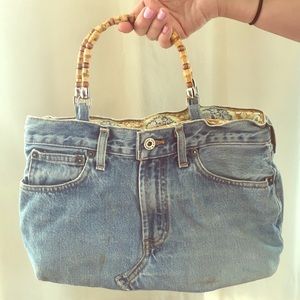 Lady Dye Handmade Jean Purse
